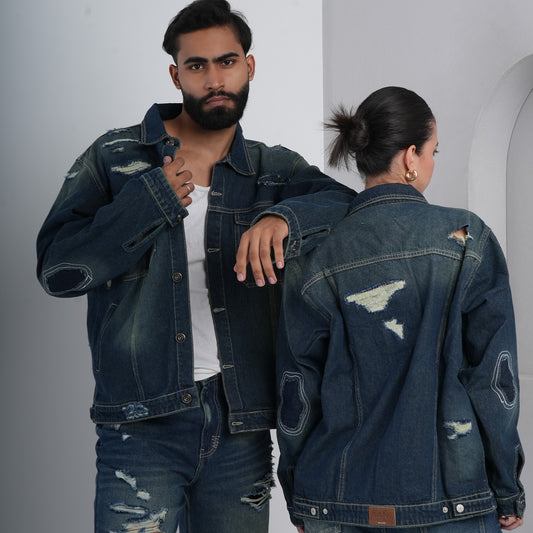 RIP AND REPAIR DENIM JACKET