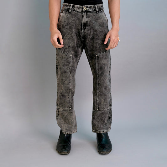 BLEACH BLACK CARPENTER DENIM